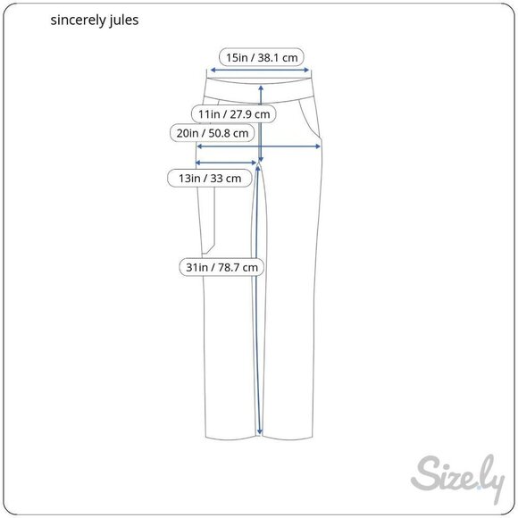 Sincerely Jules Womens M Linen Pants Paperbag Stripe Black White Open High Slits - Picture 8 of 8